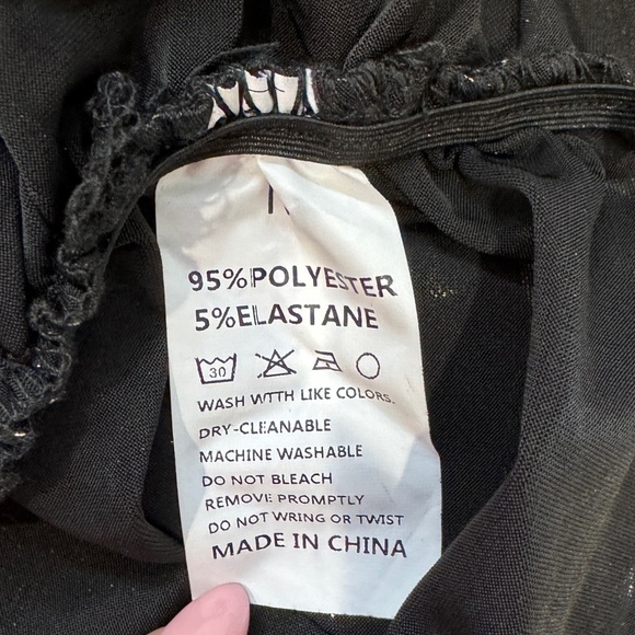 Gold Shiny Sleeveless Party Cinched Sides Women's Top (M) - Picture 7 of 7